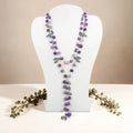 Amethyst Lariat Necklace