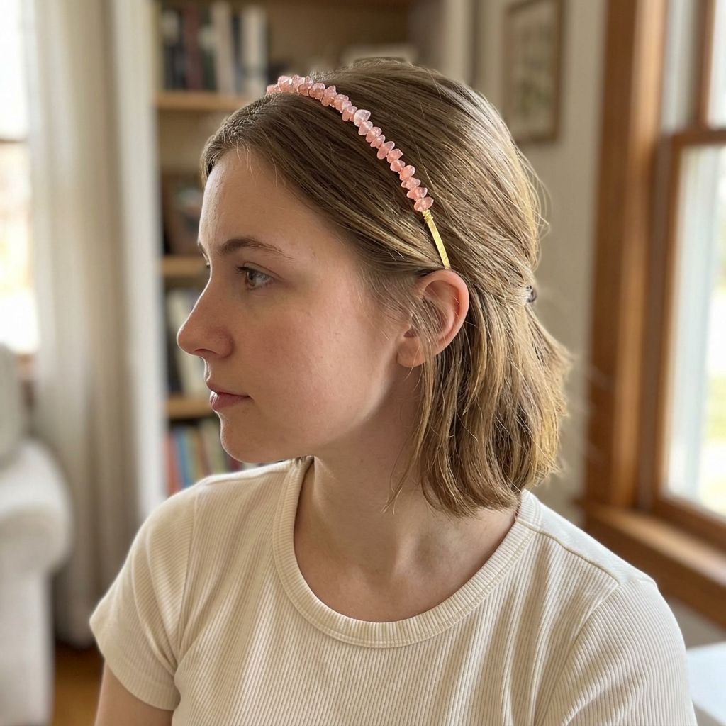 Natural Stone Crushed Stone Head piece