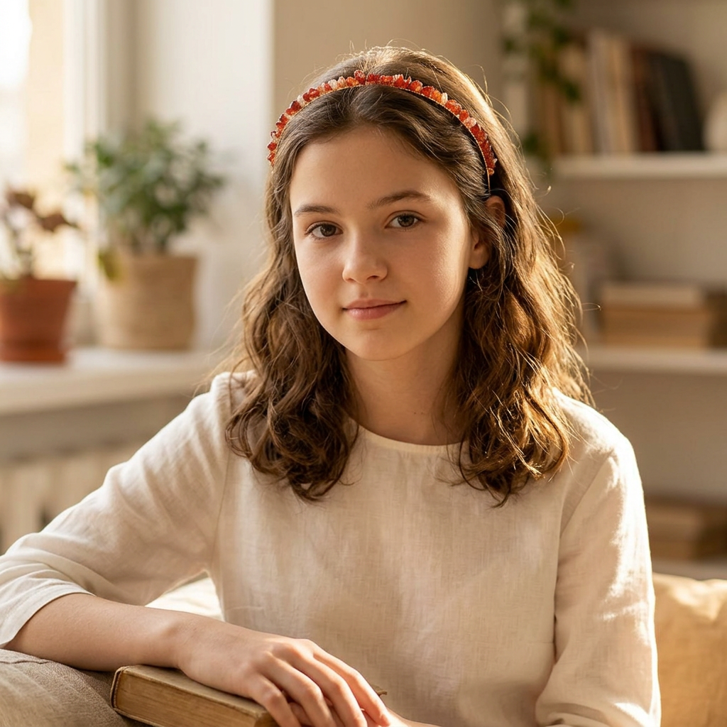 Natural Stone Crushed Stone Head piece
