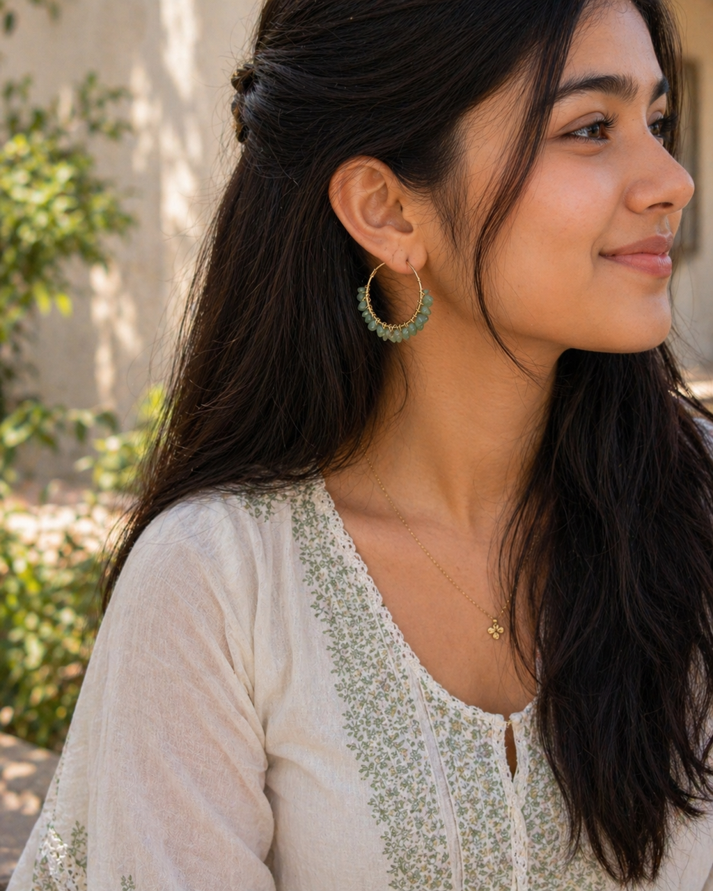 Handmade Pacific Crystal Earrings