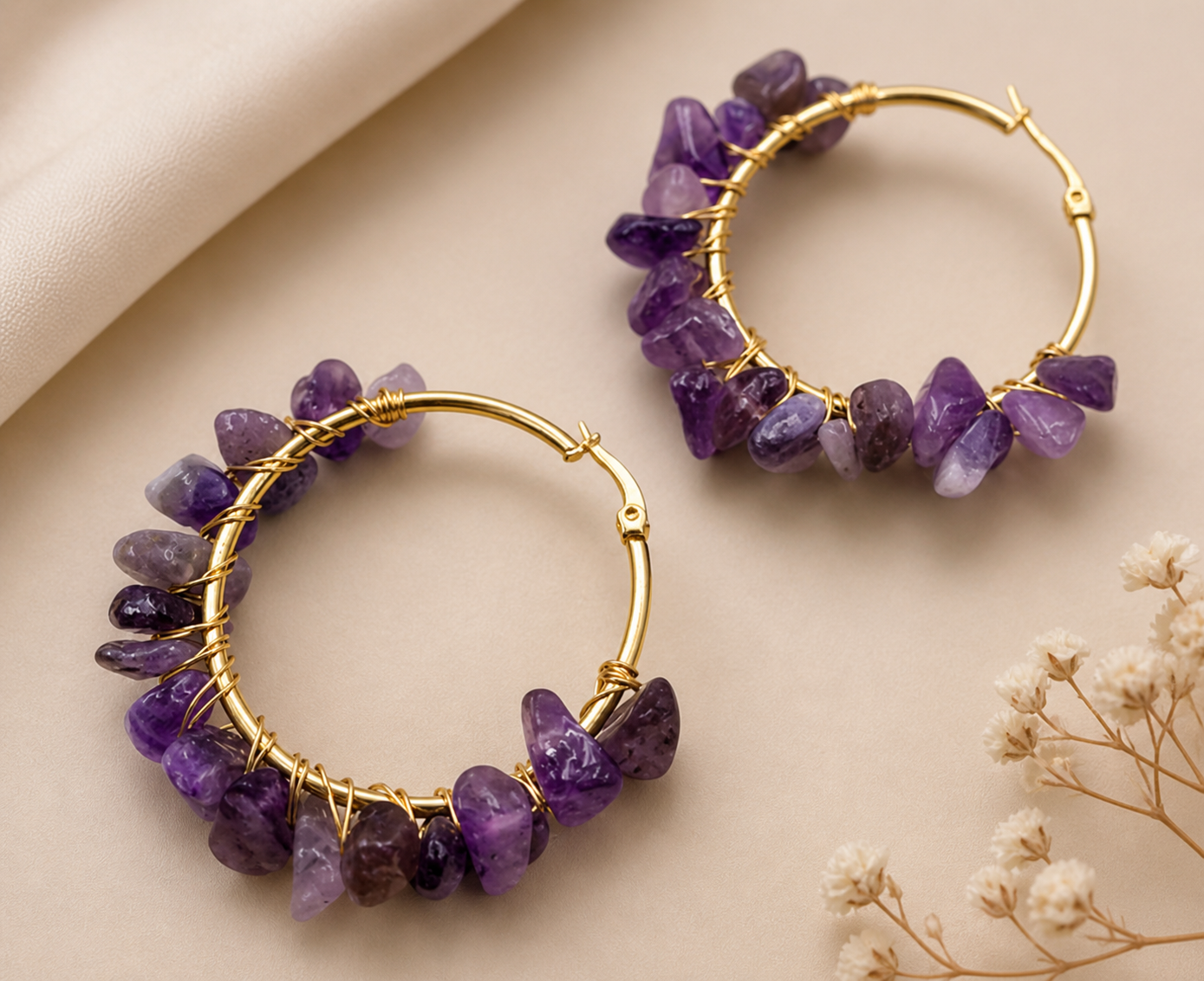 Handmade Pacific Crystal Earrings