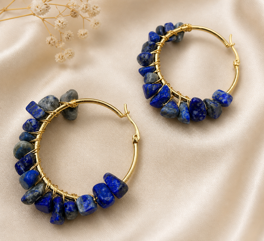 Handmade Pacific Crystal Earrings